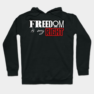 Freedom is my right Hoodie